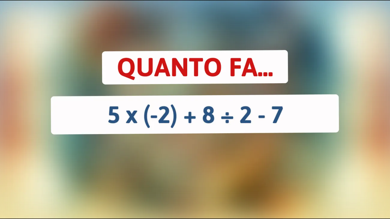 Solo i veri geni conoscono la risposta a questo semplice indovinello matematico! Prova a risolverlo e metti alla prova la tua intelligenza!"